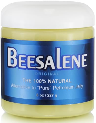 Beesalene Original Unpetroleum - 100% Natural & Hypoallergenic Alternative to Petroleum Jelly - Lips, Hands, Feet, Makeup Remover and More (8 Ounce)