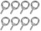 10 Stück Ringschraube M6 Edelstahl 304 Ringschraube x11mm Rostfreie Ösenhaken für Aufhängung, Möbel & DIY Projekte Hochbelastbar, korrosionsbeständig & langlebig