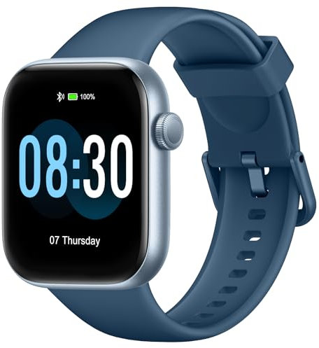 Smart Watch for Men Women Answer/Make Call, 1.85 Smartwatch, Fitness Watch with Heart Rate Blood Pressure Sleep Monitor, 140+Sports, IP68 Waterproof Step Counter Watch Compatible with Android IOS