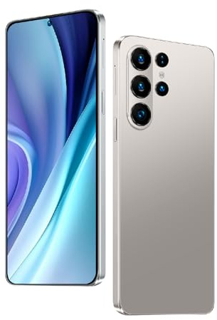 Téléphone déverrouillé, écran de 6,0 pouces, 4GB RAM + 64GB ROM / TF 256GB, 13MP + 16MP double appareil photo, support 4G LTE FDD TDD, double carte SIM, idéal pour les débutants. (light blue)