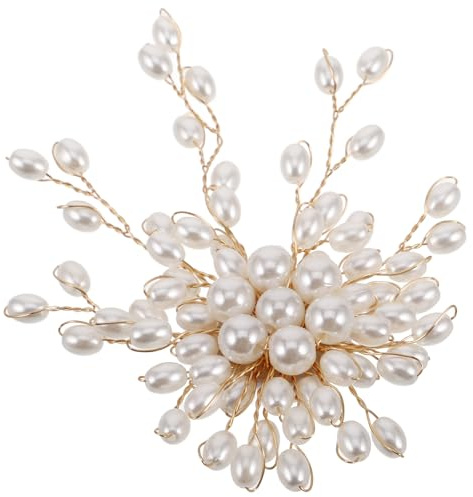 BESPORTBLE Spille Gioiello Vintage per Vestiti Design Unico e Perla, Spilla in Plastico Versatile Elegante come Adornamento Raffinato per Occasioni Speciali