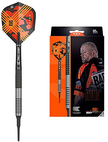 Target Darts Raymond Van Barneveld RVB 95 3 Gen 95% Wolfram Softdarts-Set (18gr - Dartpfeile)