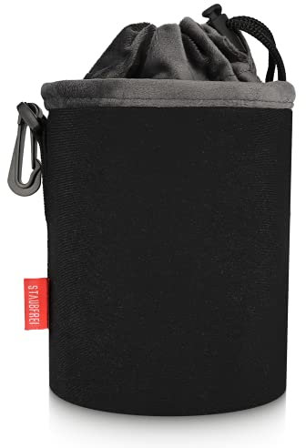 Magnet-Kauf STAUBFREI Neopren Kamerabeutel Kamera Tasche mit Fütterung Kameratasche oder Objektivtasche Mit Fleece und Mikrofaser Schutz (Größe:S)