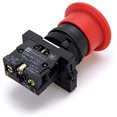 Equipo eléctrico Interruptor de parada de emergencia Terminal de tornillo Botón de cierre constante Interruptores de control Máquina de plástico