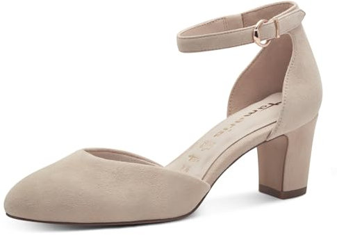 Tamaris Damen Klassische Ballerinas, Frauen Flats,Comfort Lining,TOUCHit-Fußbett,Slip-ons,klassisch elegant,Ballerinen,Nude,36 EU