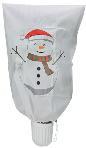 X-shuan Wintervlies für Pflanzen Frostschutz, 80 x 120cm Winterschutz für Pflanzen, Vlieshaube Winterschutz für Kübelpflanzen, Pflanzenschutz Winter