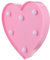 Housoutil -schreibtischleuchte Wiederverwendbare -lampe in Herzform Für Heimdekoration Nachtlicht Party Foto-requisite Hochzeitsdekoration Valentinstag