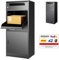 Mailbox, Parcel Box for Outdoors, Large Parcel Box with Combination Lock, Steel Stainless Steel Letterbox, Parcel Letter Box with Waterproof and Anti-Theft Function (50 x 36.5 x 114 cm)