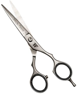 Beauty Forever Professional Hair Cutting Scissors, Stainless Steel Hair Dressing Barber & Salon Shears, Available in different sizes with Matte & Gloss Finish (Matte, 6.5” London Cut)