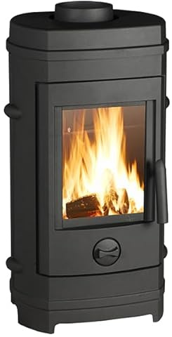 Estufa de Leña de Hierro Fundido BALAMI de 7 kW y Salida Superior de 150 mm