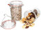 Luigi Bormioli Lock-Eat Lot de 2 bocaux de conservation XL 0,75 et 1 l I Pour confiture, pâtes, concombres, etc. I Récipient élégant avec couvercle en verre et fermeture à étrier I Jar