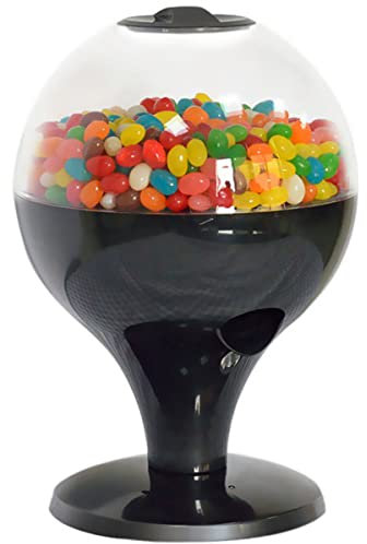 Dispensador de caramelos, máquina dispensadora de frijoles, dispensador automático de aperitivos de caramelo activado por tacto para pequeños chicles, nueces, aperitivos, recipiente de fácil llenado