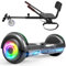 SISIGAD Hoverboard Go Kart, Go Kart 6.5 inch, Smart Powerful Motor with LED Indicator and Bluetooth,Gift for Kids