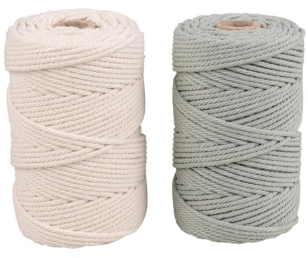 Rayher pysseltillbehör, eukalyptus, 2 x ca. 200 g, 2 spolar à 70 m
