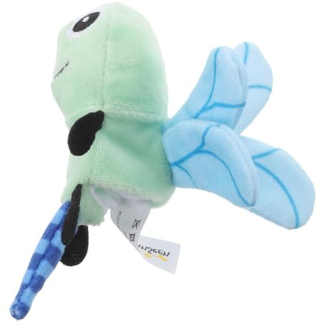 ERINGOGO Marionetas de Dedo de Animales para Niños, Juego Creativo de Marionetas de Dedo de Insectos, Tamaño Pequeño, Material de Peluche Suave, Diseño de Libélula, Adecuado para Aula