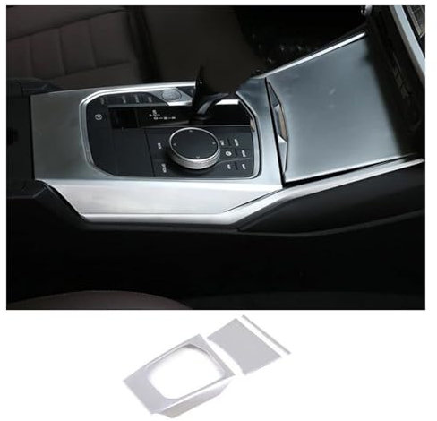 DQRG Decorativo Interior Panel De Caja De Cambios para Consola Coche Marco Decorativo Panel Control Interruptor Elevación Ventana para Serie 3 G20 G28 2019 2020 Pegatinas Decorativas(Estilo 2)