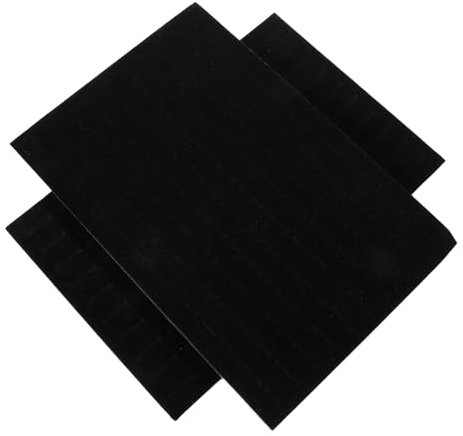 Healeved Lot De 2 Plateaux À Bagues 100 Emplacements Insert En Éponge Pour Plateaux À Bagues – Insert Porte-Éponge Pour Bijouteries Et Collections Personnelles