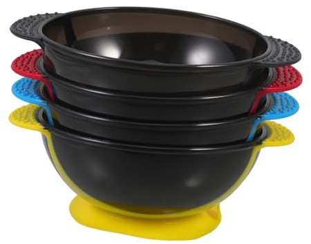 VICASKY Bol De Teinture Pour Cheveux Diy Plastique Dur Avec Graduation Outil Réutilisable Pour Soin Et Coloration Capillaire Accessoire Professionnel Couleur Aléatoire