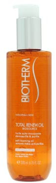 Biotherm, Biosource Desmaquillante, Elimina las Impurezas, Tonifica la Piel, Limpia y Desmaquilla, Enriquecida con Life Plankton, Total Renew Oil, Para Pieles Secas, 200 ml
