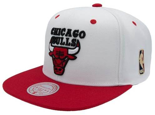 Mitchell & Ness NBA/HWC Special Snapback - Chicago Bulls, Bianco/Rosso