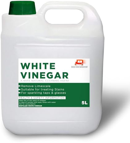 Golden Swan - White Vinegar - for Cleaning, Pickling, Marinating & Cooking - Distilled White Vinegar- 5 Litre Bottle (1 Pack)
