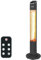 Senelux 2000W Infrared Tower Patio Heater with Remote Control, 9 Heat Levels, 24-Hour Timer, Oscillating, Water-Resistant Electric Heater, Garden Heater, Compact Design for Indoor & Outdoor Use