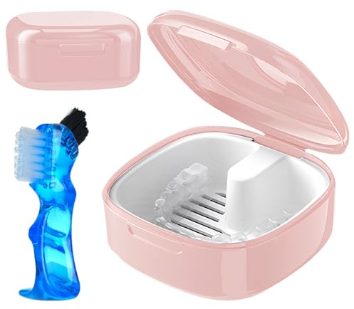 GmeDhc Caja Aparato Dental con Cepillo Limpiador y Filtrar