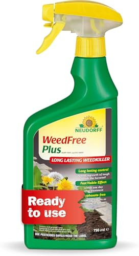 Long Lasting Weedfree Plus Ready to Use Superfast Glyphosate Free Spray Weed Removal Herbicide Animal Friendly 750ml