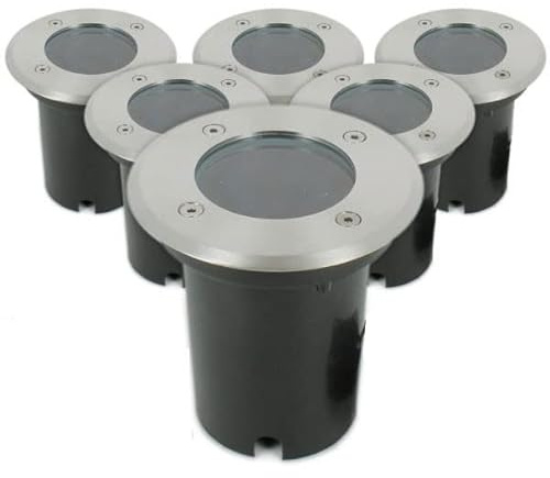 Arum Lot de 6 Encastrables de Sol IP65 Extérieur