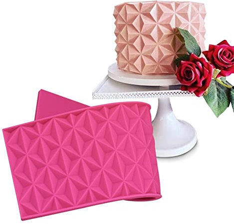 BYNYXI Spitzen Kuchenform, Spitze Prägematte Tortendeko Fondant Prägematte Strukturmatte Kuchendekoration DIY Silikon Kuchen Spitzenform Dekorationswerkzeuge für Kuchen Brot Mousse, 40cmx12.5cm