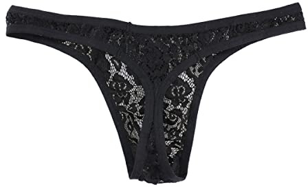 VemeFufu - Tanga de encaje sexy para hombre, lencería, C string, G slip, boxer, tanga, hot, de cintura baja, elásticos, thong, mankini, bikini, calzoncillos masculinos, Talla única