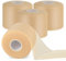 ASTER Soft Sports Tapes, 4 Rolls Pre Wrap Tape Foam Underwrap Tape, Non-Adhesive Protective Foam Wrap for Hair Ankles Wrists Hands and Knees, 2.4 Inches x 22 Yards(Beige)