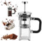 PCXWTLN French Press Coffee Maker, 350ml Small Coffee 304 Stainless Steel Press Coffee Press For Ground Coffee, Cold Brew Coffee/Tea Press for Travel Camping Home