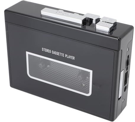 Portabel Kassettbandspelare, Kassett Till MP3 -omvandlare, med Inbyggd Högtalare och FM -radio, Kompakt och Lätt, Idealisk för Nostalgi -entusiaster, för Vintage Musik (B)