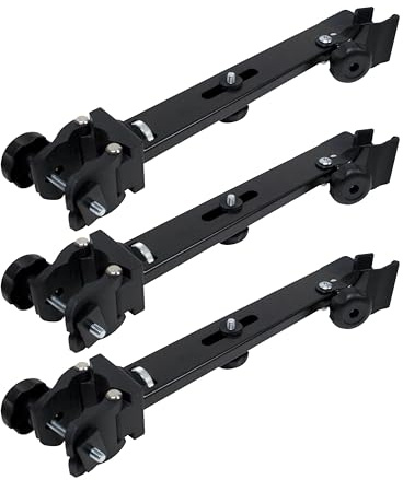 Task T745203 Universal Clamping Mount for QSR (Quick Support Rods) with Adjustable 12-Inch Arm, 3-Pack