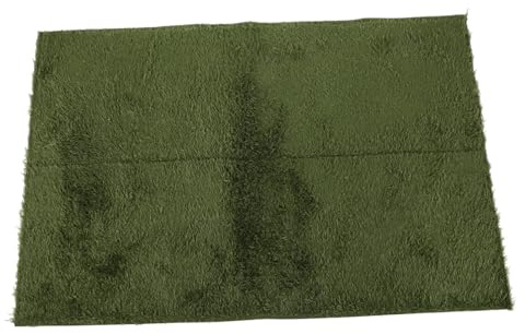 COMPUKAS Reptile Carpet Mat Moss Terrarium Liner 60x40cm Faux Grass Moisture Retention Reptile Cage Bedding Suitable for Turtles, Frogs, Amphibians