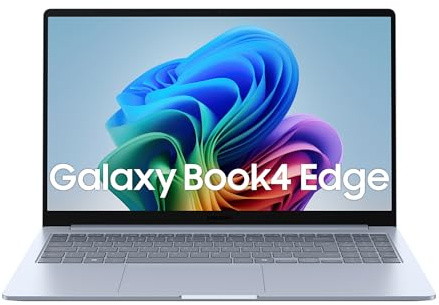 Samsung Galaxy Book4 Edge, Ordenador Portátil Ultrafino 15.6 Full HD LED, Snapdragon Elite X Pro, 16GB RAM, 512GB SSD, Intel Iris Xe Graphics, Windows 11 Home, Gris, Teclado QWERTY Español