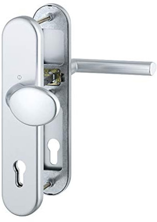 Hoppe 3666502 Schutzbeschlag Stockholm ES1, 76G/3331/3410/1140, Pz 92mm, TS 66-71mm Stift 10mm, LM F1 elox