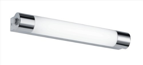 Trio Leuchten LED-Bad-Wandleuchte in Chrom, inklusive 1 x 6W LED mit Schalter und Steckdose, Breite 44 cm 281570606