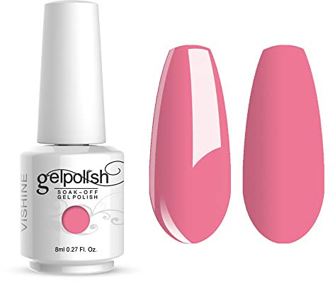 Vishine Brand Nail Varnish Gloss Polish 8ml Bottle UV Gel Polish Nail Manicure Lacquer #1058