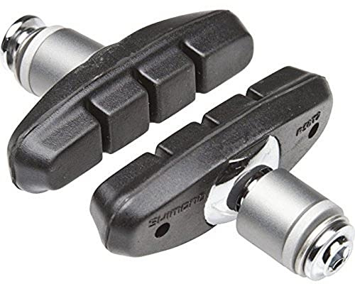 Shimano BR-CX50 R50T2 brake shoe and fixing bolts, large spacer, pair, Schwarz