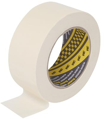 3M Scotch Masking Tape 2328, Beige, 48 mm x 50 m, 06313, 6 Rolls