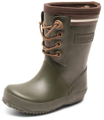 Bisgaard Rubber Boot – Lace Thermo, Stivali in Gomma, Verde, 39 EU
