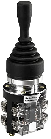 Heschen Monolever HKA1-41Z04 - Interruptor de palanca de mando, 4 posiciones, tipo momentáneo, 4NO, AC380V 15Amp