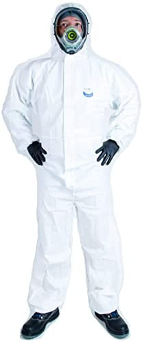 TEAM WORK Buzo desechable Tipo 5 y 6 Cat.III EN14126 Agentes Biológicos T.3XL