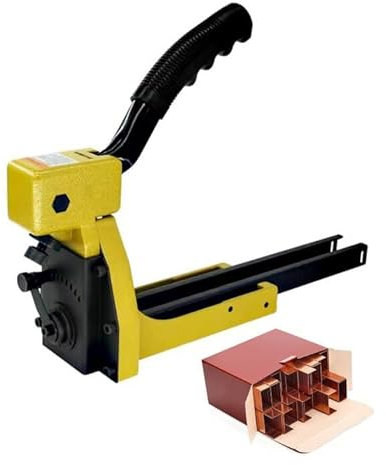 KIMSING HB3518 - Kit de grapadora manual de cierre de cartón con 1400 grapas, para cerrar cajas plegables