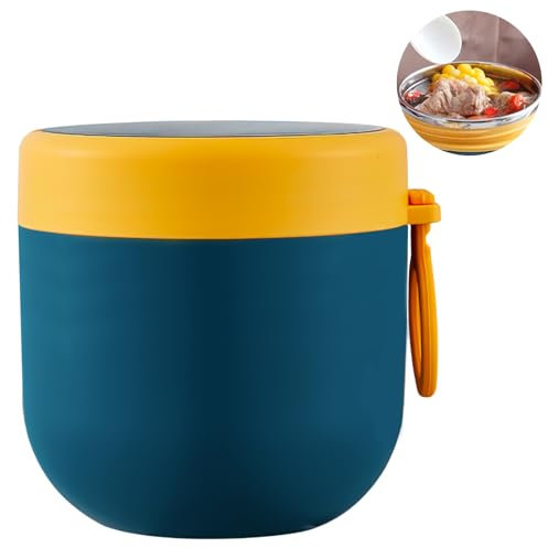 Taza de cereales para llevar, 800 ml, taza de cereales para llevar, taza de sopa de yogur con tapa de cuchara, vasos de sopa sellados para trabajadores de oficina, taza de desayuno para yogur, gachas