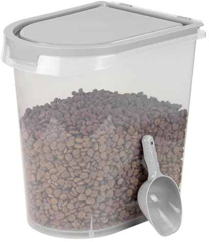 Thrink 20L Airtight Pet Food Storage Container with Scoop – BPA-Free, Stackable Dispenser for Dry Dog, Cat, Bird Food & Treats