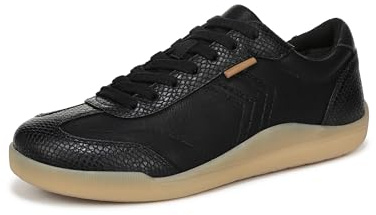 Dr. Scholl's Shoes Womens Be True Sneaker Black Snake 8 M