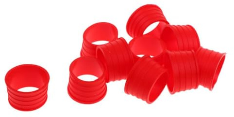 AMSLSIU Anneau en Caoutchouc Absorbant la Transpiration pour poignée de Raquette de Tennis, antidérapant et léger, pour Raquette Squash. Bague Rechange pour Grip Squash